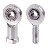 Rod ends GEW and GAW DIN ISO 12240-4, Dimension series E, maintenance-free
