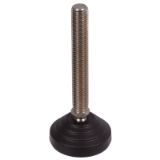 MAE-GF-344.5_RF - Articulated Levelling Feets 344.5 Plastic with Stainless Steel Bolt