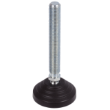 MAE-GF-344-ST - Articulated Levelling Feets 344 Plastic with Steel Bolt