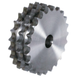 MAE-DKR-DRL-06B-3 - Triple-Strand plate wheels DRL, ISO 06 B-3, Pitch 3/8 x 7/32", Material C45