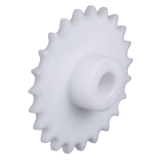 MAE-KRK-ISO081-KST - Sprockets KRK Made from Polyacetal Resin with One-Sided Hub, Die Cast, ISO 081, Pitch 1/2 x 1/8“