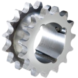 Double-Sprockets ZRET for two Single-Strand Roller Chains, for Taper Bushes