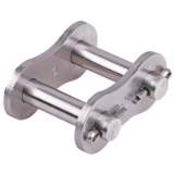 DIN ISO 606-VG-E-RK-NR10S-PREMIUM-RF - Connecting Links for Single-Strand Roller Chains Similar to DIN ISO 606 (formerly DIN 8187), Stainless Steel, Premium, No. 10/S
