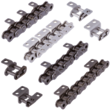Roller Chains with Bent Attachment
