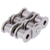 DIN ISO 606-Z-RK-DGL-NR.15C-RF - Connecting Links for Double-Strand Roller Chains DIN ISO 606 (ex DIN 8187), Stailess Steel, No. 15/C