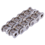 DIN ISO 606-Z-RK-RF - Double-Strand Roller Chains DIN ISO 606 (formerly DIN 8187), Stainless Steel