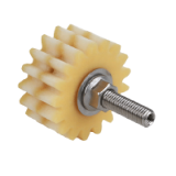 MAE-PU-SCHZR-GER-SA-A - PU Lubricating Gears, Straight Toothed, Axial Lube Port