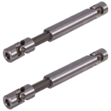 MAE-AZB-PRWG-PW-EG - Slip Shafts with Joints PW, Material steel, without or with keyway