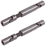 MAE-AZB-PRWG-PWN-EW - Slip Shafts with Joints with Needle-Roller Bearings PWN, Material steel, without or with keyway