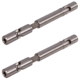 MAE-AZB-PRWG-PWR-EG - Slip Shafts with Joints PWR, Stainless Steel, without our with keyway