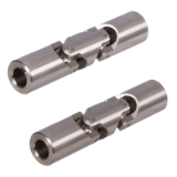 DIN808-PRWG-WDR-DG - Double Precision Universal Joints WDR similar to DIN 808, Stainless Steel, without or with keyway