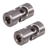 DIN808-PRWG-WE-EG - Single Precision Universal Joints WE Similar to DIN 808, Material steel, without or with keyway