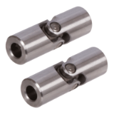 DIN808-PRWG-WEN-EW - Single, Precision Universal Joints WEN with Needle-Roller Bearings, similar to DIN 808, Material steel, without or with keyway