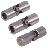 DIN7551-KRG-KE-EG - Cardan Joints KE according to the old Standard DIN 7551 similar to DIN 808, Material Steel, undrilled, drilled or drilled with keyway