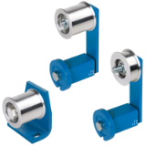 MAE-SP-ROLLE-TS-MON - Screw Sets for Tensioning Rollers / Idlers TS mounted with screw sets, tensioning elements and mounting brackets