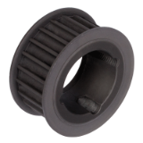 ZRR-TL-AT5-BR25-ST - AT-Pulley, Pitch 5mm made from steel for taper bushes, Timing Belt Width 25mm