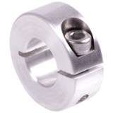 MAE-GESCHL-KLR-AL - 槽形夹持环，直径3mm-50mm，铝制