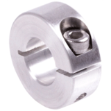 MAE-GESCHL-KLR-ALEL - 槽型夹持环，直径3mm-50mm，阳极氧化铝