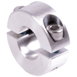 MAE-GET-KLR-AL - Pierścienie zaciskowe dzielone, średnica 3mm - 50mm, aluminium