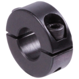 MAE-GET-KLR-STBR - Shaft Collars, Clamp Collars Double-Split, Diameter 3mm - 100mm, Steel C45 black oxide finish