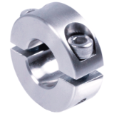 MAE-GET-KLR-STVZS - Shaft Collars, Clamp Collars Double-Split, Diameter 3mm - 100mm, Steel C45 zinc-plated