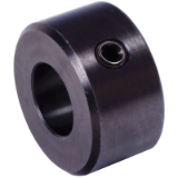 DIN 703-STELLR-STBR - Adjusting Rings (Shaft Collars with Set Screw) according to the Old Standard DIN 703, Steel black oxide finish