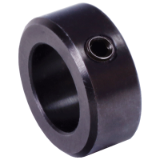 DIN 705-A-STELLR-STBR-IS - Adjusting Rings DIN 705 A, Steel black oxide finish, Diameter 3mm to 100mm, with Hexagon Socket Set Screw