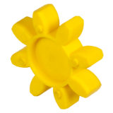MAE-ZKR-SPF-92A-GELB - Spinki do złączek elastycznych, bezluzowe, 92° Shore A, materiał poliuretan żółty