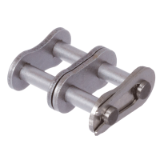 DIN ISO 606-Z-RK-VGL-NR11E-RF - Eslabones de cierre para cadenas de rodillos dobles según DIN ISO 606 (ex DIN 8187), inoxidable, nº 11/E