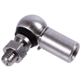 DIN71802-WG-CS-RF-DK - Angle Joints DIN 71802, Stainless, with mounted Sealing Cap, Design CS