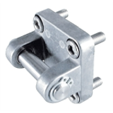 MAE-GABELBEF-BREIT - Rear Clevis Mountings, Wide Clevis, Material mounting of Aluminium die-cast, Screws Steel zinc-plated and bolts of stainless steel