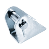 MAE-GABELBÖ-SPL - Bracket Hinge Mountings with Split Pin, Material mounting steel zinc-plated and bolts of stainless steel