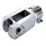 MAE-GABELK-STVZ - Clevises, Material mounting and bolts of steel zinc-plated